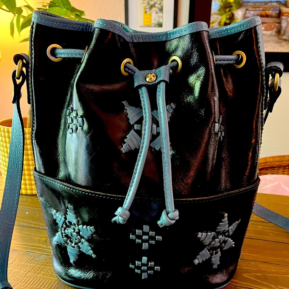 Patricia Nash Bucket Tote. All Leather in excellent condition.